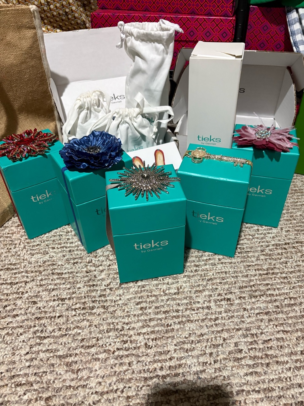 TIEKS LOT:  FOUR(4) Pairs of Sz 8 Limited Edition / Exclusive - all Brand New!